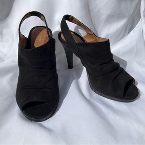 BUNDLE - George - Black 3” Sling back Heels  - Size 6